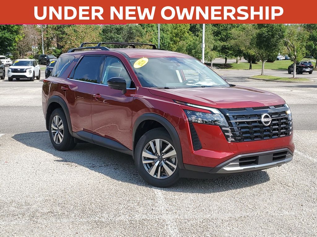 Red (Scarlet) 2026 Nissan Pathfinder SUV / Crossover Front-Wheel Drive 9-Speed Automatic