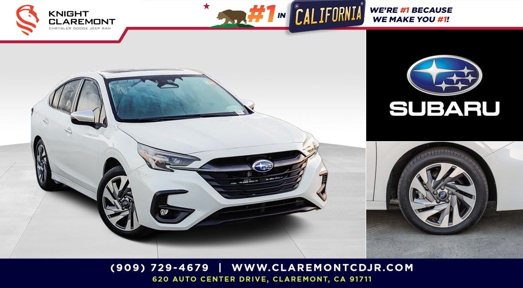 Crystal White Pearl 2024 Subaru Legacy Sedan All-Wheel Drive Continuously Variable Transmission