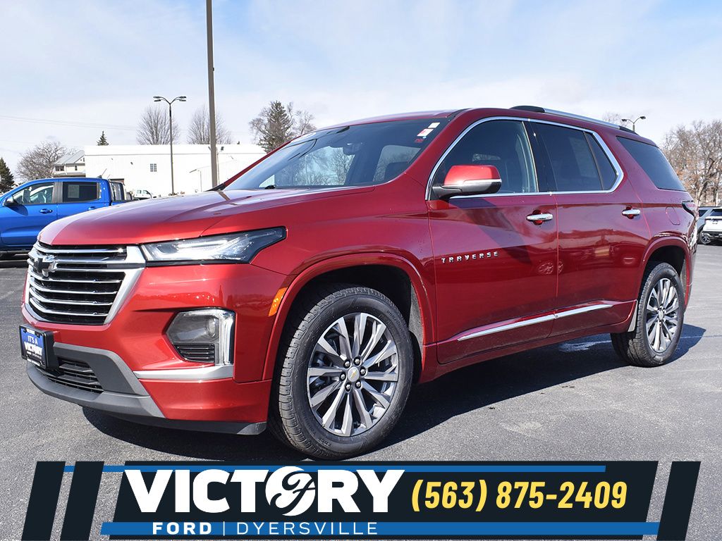Radiant Red Tintcoat 2023 Chevrolet Traverse SUV / Crossover Four-Wheel Drive 9-Speed Automatic