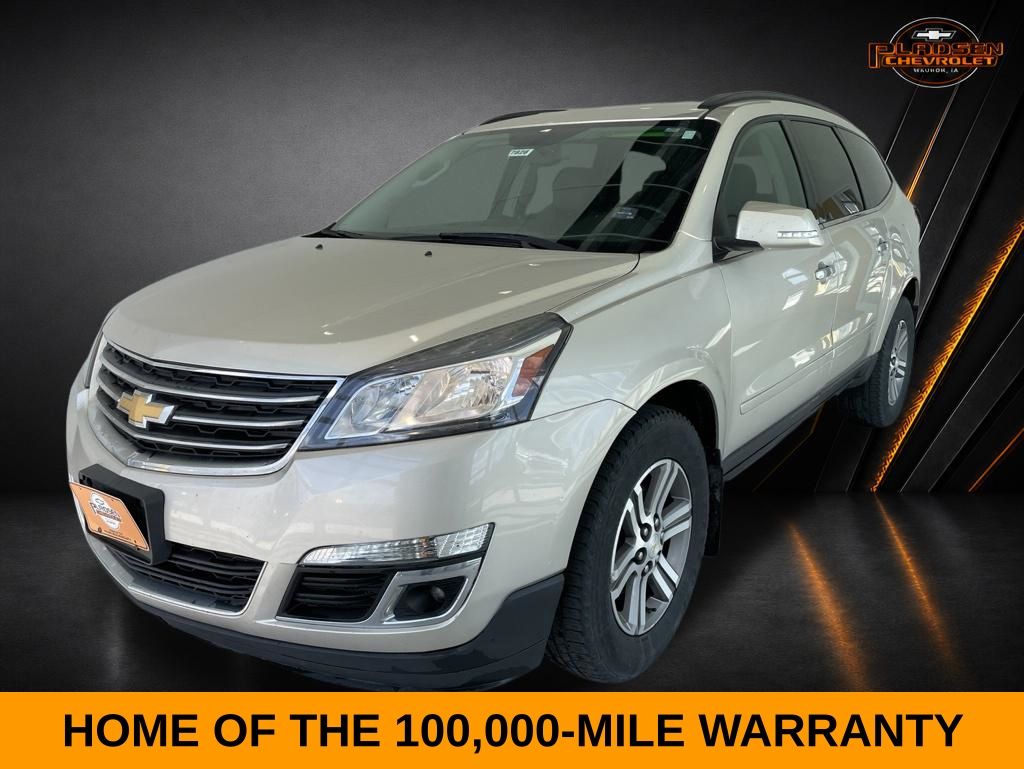 Champagne Silver Metallic 2016 Chevrolet Traverse SUV / Crossover All-Wheel Drive 6-Speed Automatic