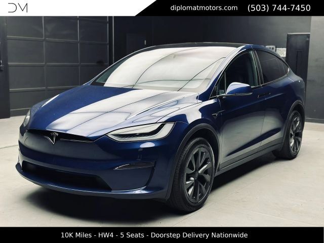 Blue 2023 Tesla Model X Standard Range AWD Sedan All-Wheel Drive 1-Speed Automatic