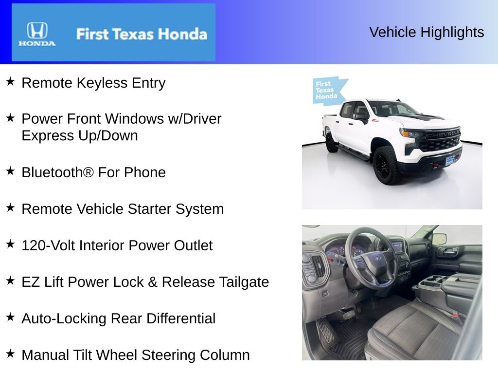 Used Car 2024 Chevrolet Silverado 1500  Custom Trail Boss For Sale Under $50,000 In Austin, Texas