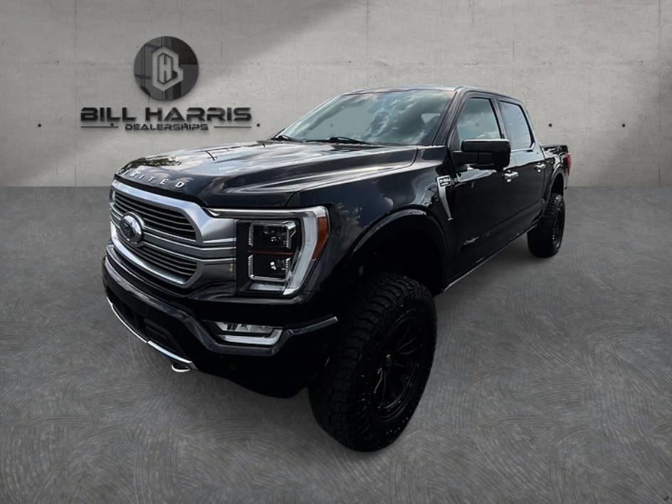 Black Metallic 2021 Ford F-150 Pickup Truck Four-Wheel Drive Automatic