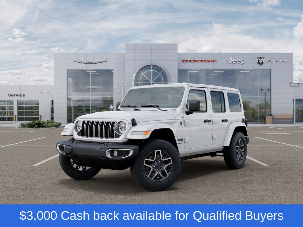 Bright White Clearcoat 2026 Jeep Wrangler SUV / Crossover Four-Wheel Drive 8-Speed Automatic