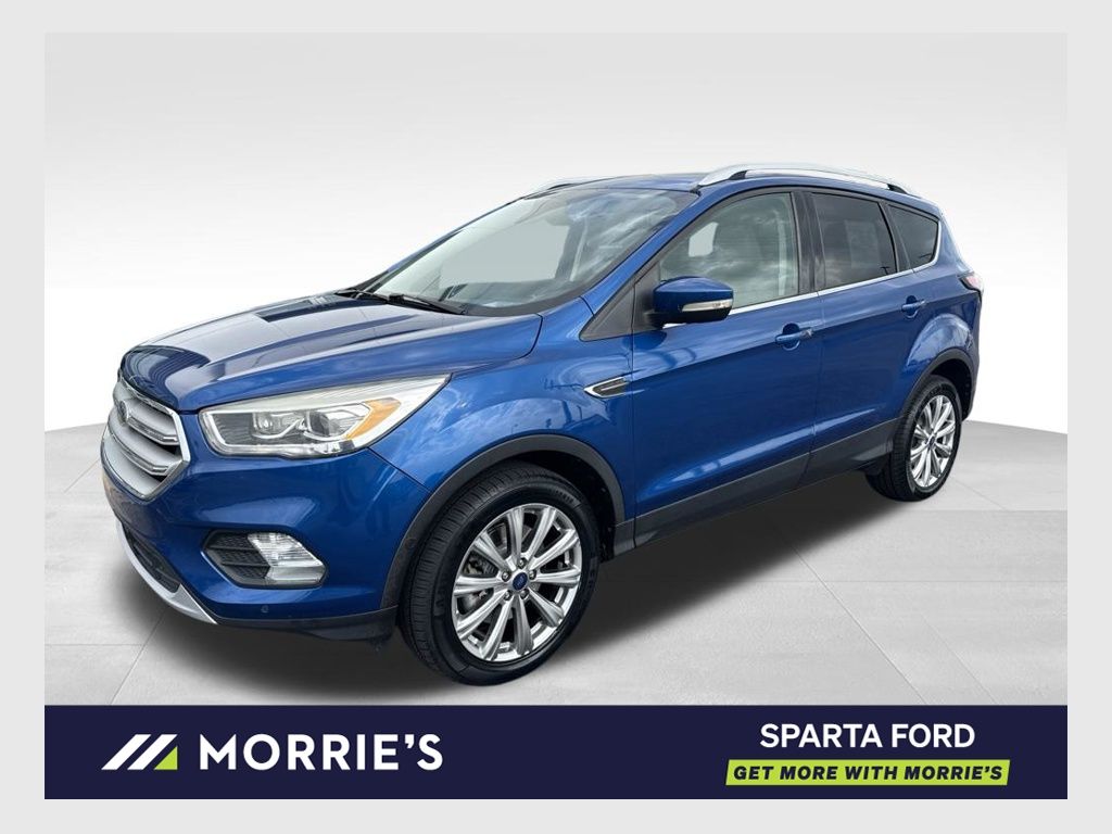 Lightning Blue Metallic 2018 Ford Escape SUV / Crossover All-Wheel Drive 6-Speed Automatic