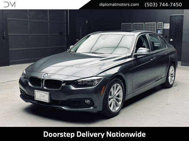 Mineral Gray Metallic 2017 BMW 3 Series Sedan Rear-Wheel Drive 8-Speed Automatic