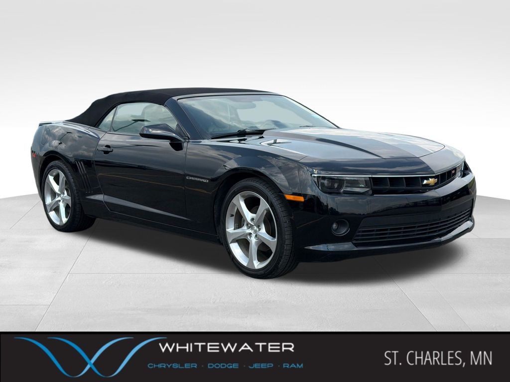 Black 2015 Chevrolet Camaro Convertible Rear-Wheel Drive 6-Speed Automatic