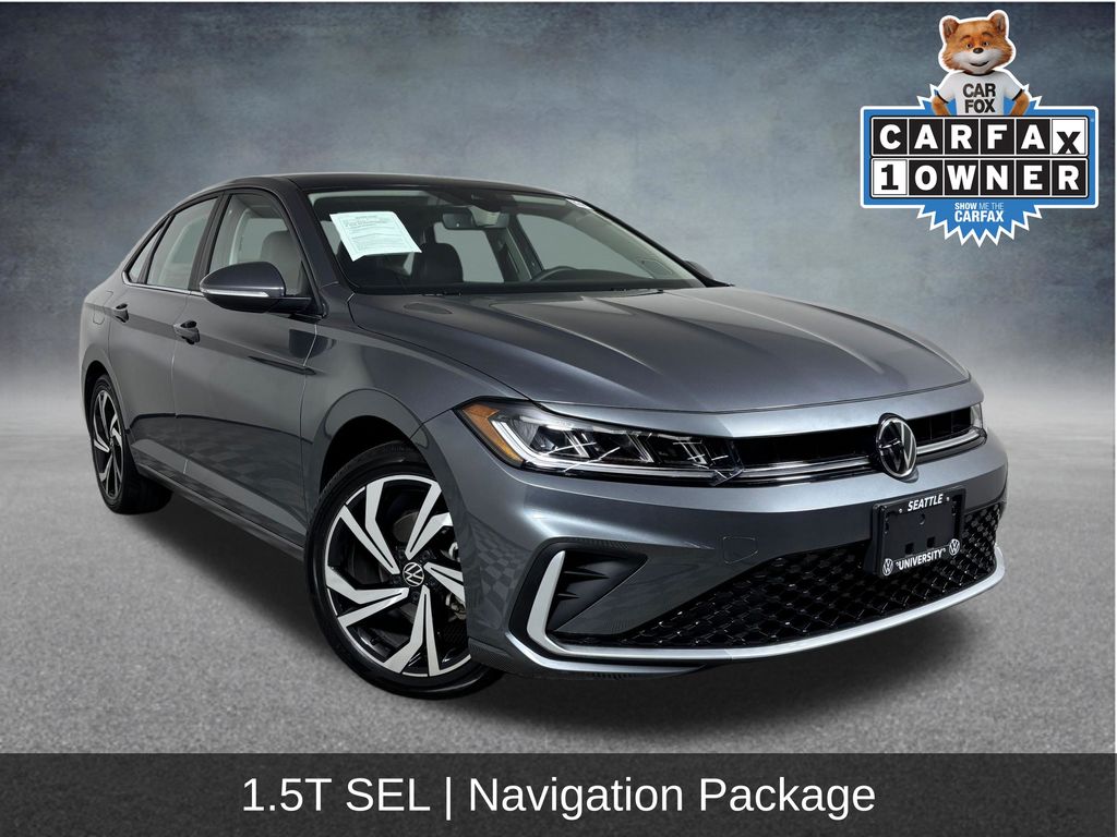 Platinum Gray Metallic 2025 Volkswagen Jetta Sedan Front-Wheel Drive 8-Speed Automatic
