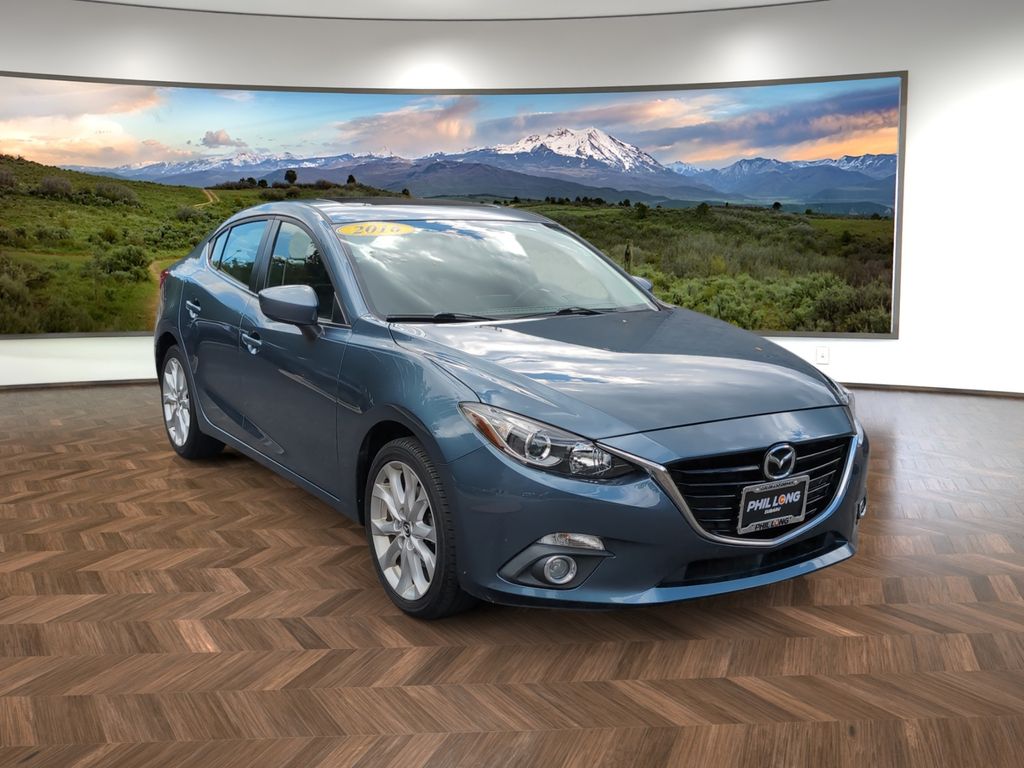 Blue Reflex Mica 2016 Mazda MAZDA3 Sedan Front-Wheel Drive 6-Speed Automatic