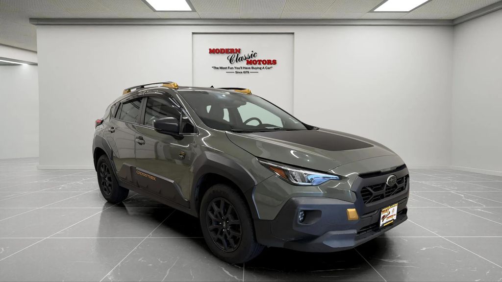 Alpine Green 2024 Subaru Crosstrek SUV / Crossover All-Wheel Drive Continuously Variable Transmission