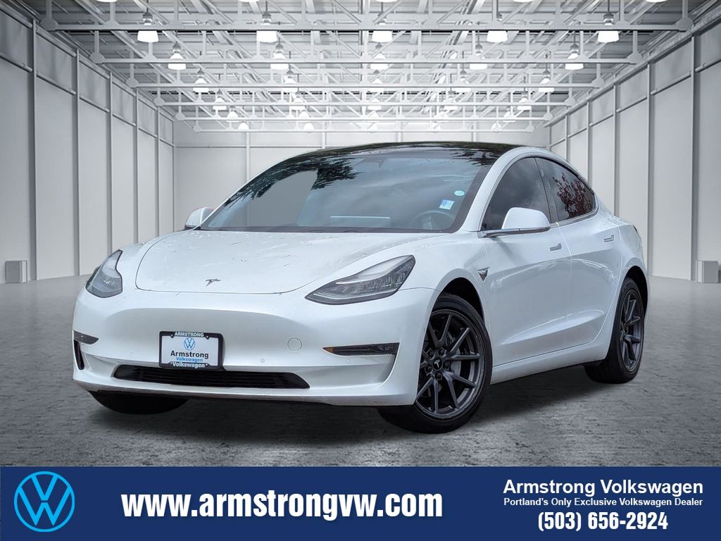 Pearl White Multi-Coat 2019 Tesla Model 3 Performance AWD Sedan All-Wheel Drive 1-Speed Automatic