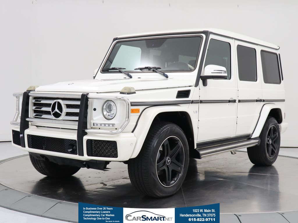designo Mystic White Metallic 2017 Mercedes-Benz G-Class SUV / Crossover All-Wheel Drive 7-Speed Automatic