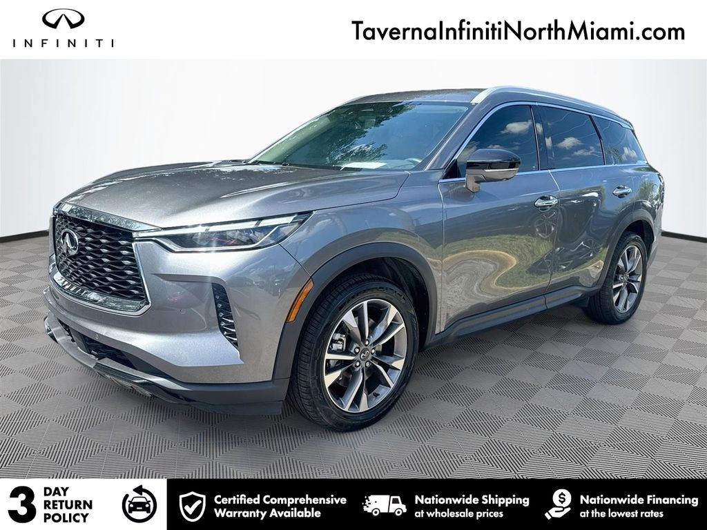Gray (Graphite Shadow) 2023 INFINITI QX60 SUV / Crossover Front-Wheel Drive 9-Speed Automatic