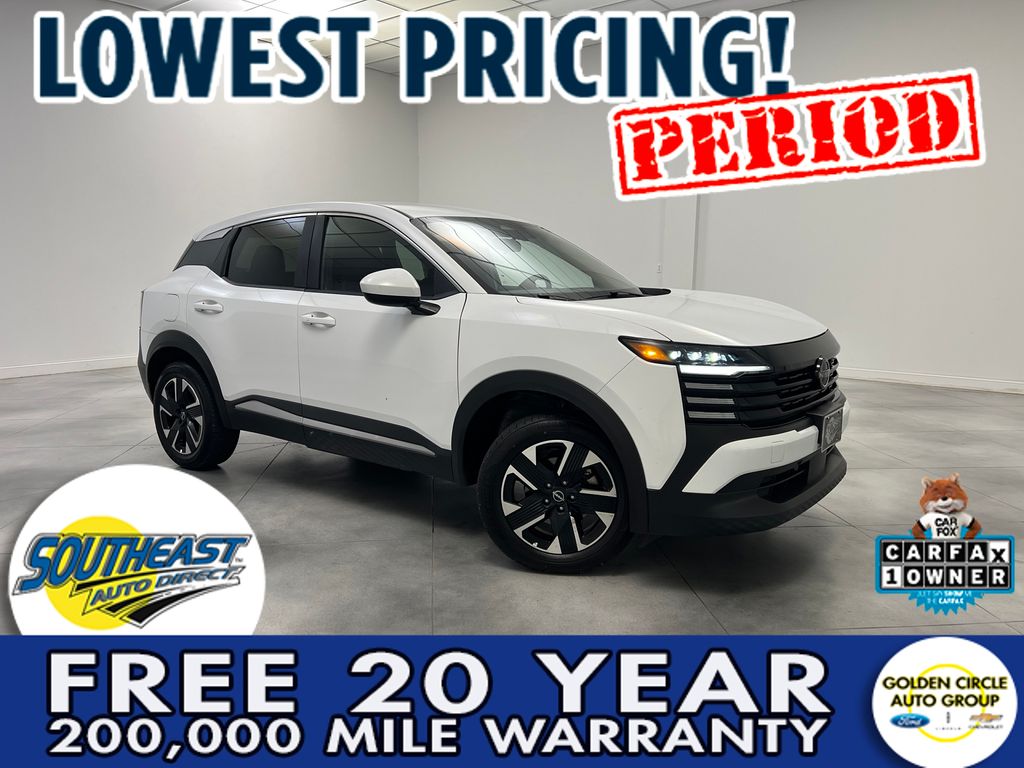 White (Fresh Powder) 2025 Nissan Kicks SUV / Crossover All-Wheel Drive Continuously Variable Transmission