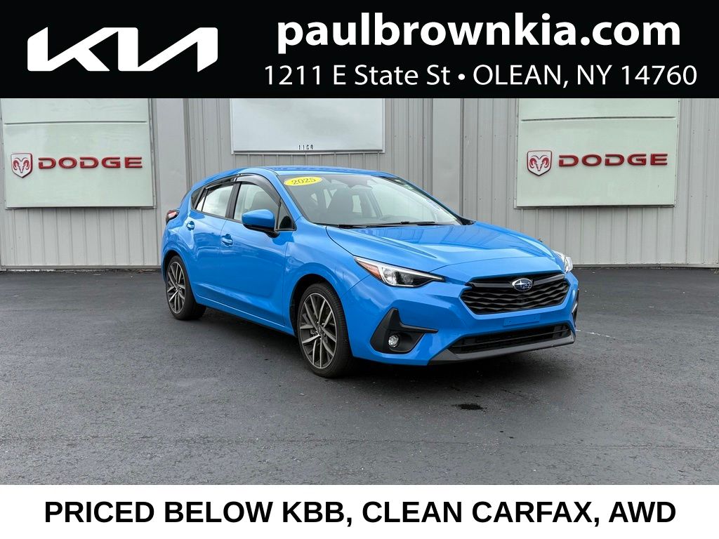 Oasis Blue Pearl 2025 Subaru Impreza Wagon All-Wheel Drive Continuously Variable Transmission