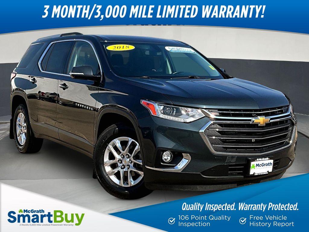 Gray (Graphite Metallic) 2018 Chevrolet Traverse SUV / Crossover Four-Wheel Drive 9-Speed Automatic