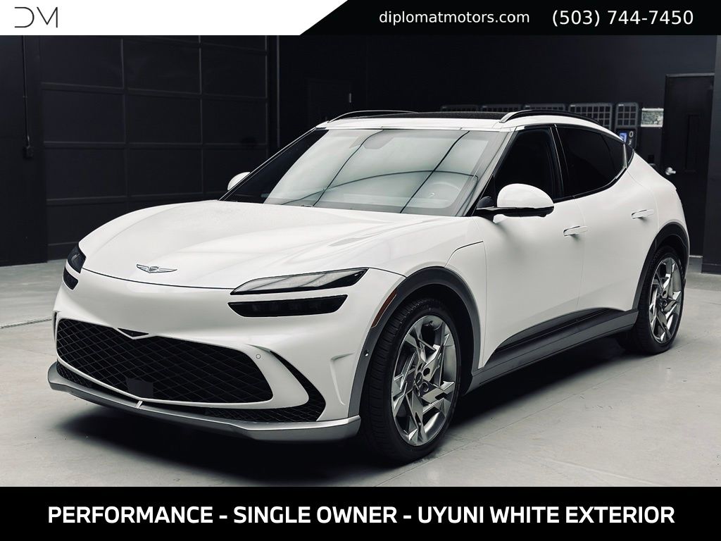 Uyuni White 2023 Genesis GV60 SUV / Crossover All-Wheel Drive 1-Speed Automatic