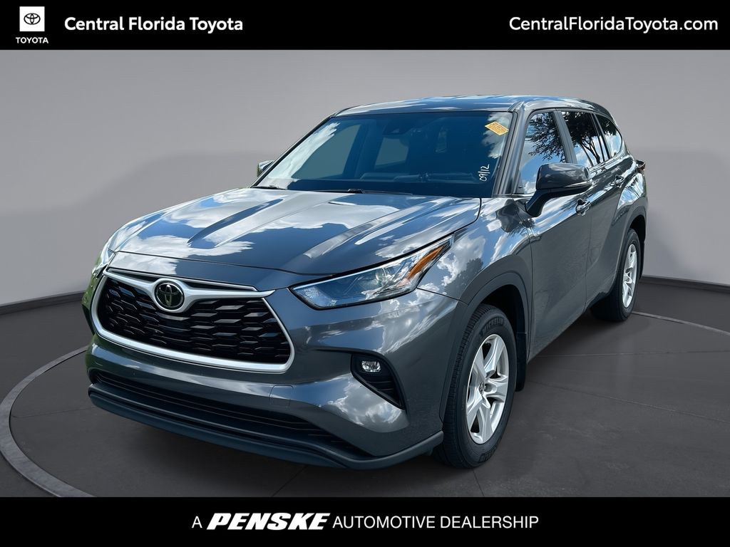 Magnetic Gray Metallic 2025 Toyota Highlander SUV / Crossover Front-Wheel Drive 8-Speed Automatic