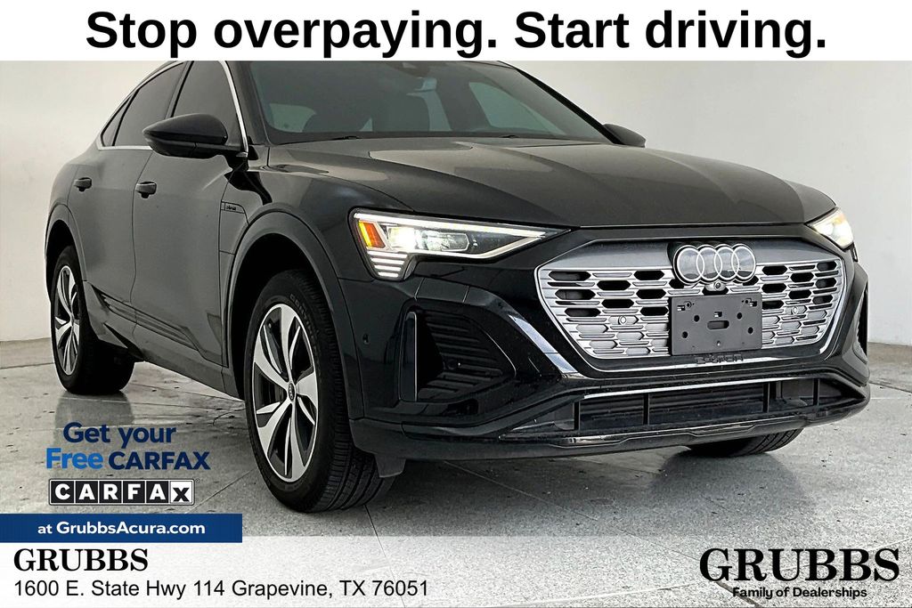 Mythos Black Metallic 2024 Audi Q8 e-tron Sportback quattro Premium Plus S line AWD Sedan All-Wheel Drive Automatic