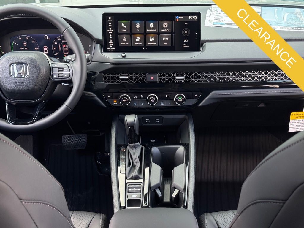 2025 Honda Accord Hybrid EX-L Silver at Classic Honda Galveston