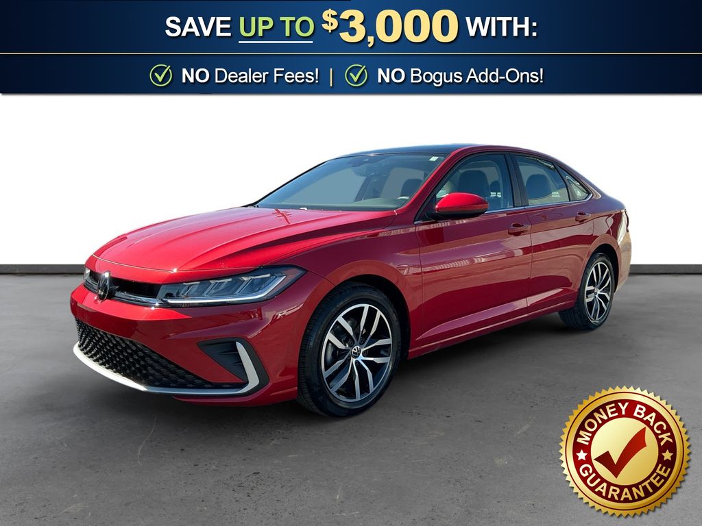 Kings Red Metallic 2025 Volkswagen Jetta Sedan Front-Wheel Drive 8-Speed Automatic
