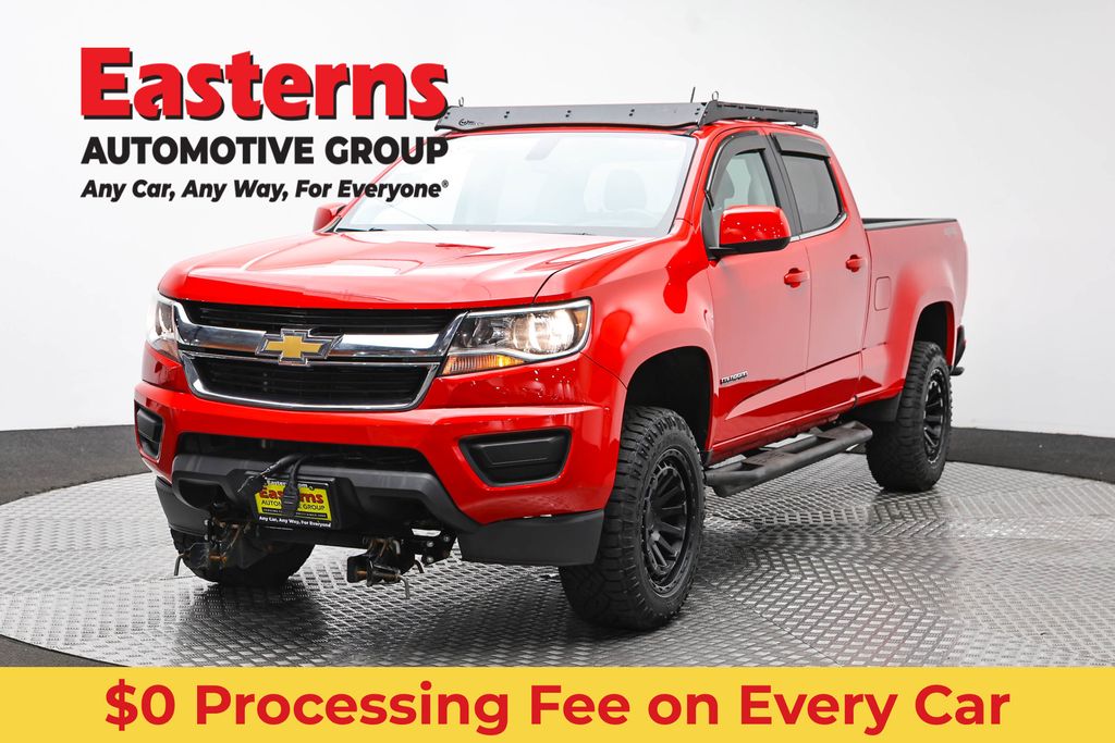Red Hot 2020 Chevrolet Colorado Work Truck Crew Cab 4WD Pickup Truck Four-Wheel Drive 8-Speed Automatic