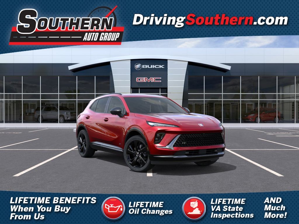 Brilliant Red 2025 Buick Envision SUV / Crossover All-Wheel Drive 9-Speed Automatic