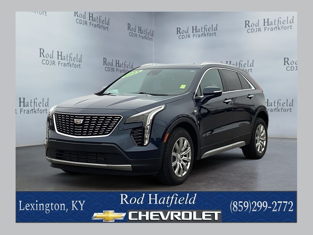 Twilight Blue Metallic 2021 Cadillac XT4 SUV / Crossover Four-Wheel Drive 9-Speed Automatic