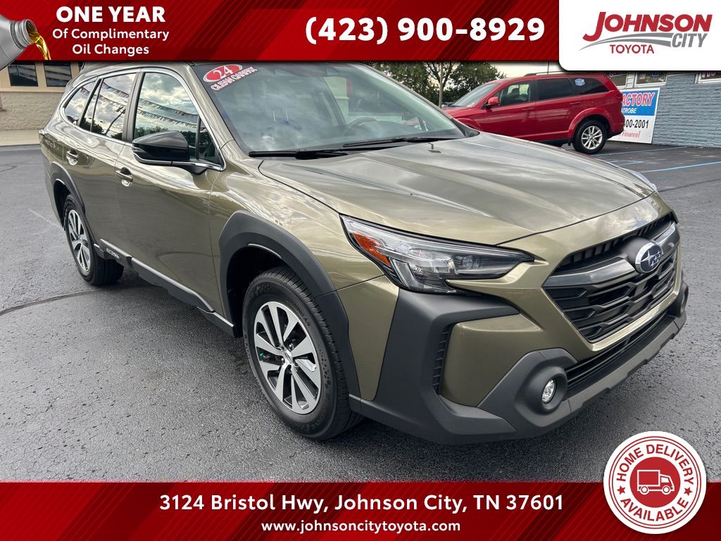 Autumn Green Metallic 2024 Subaru Outback Premium AWD SUV / Crossover All-Wheel Drive Continuously Variable Transmission
