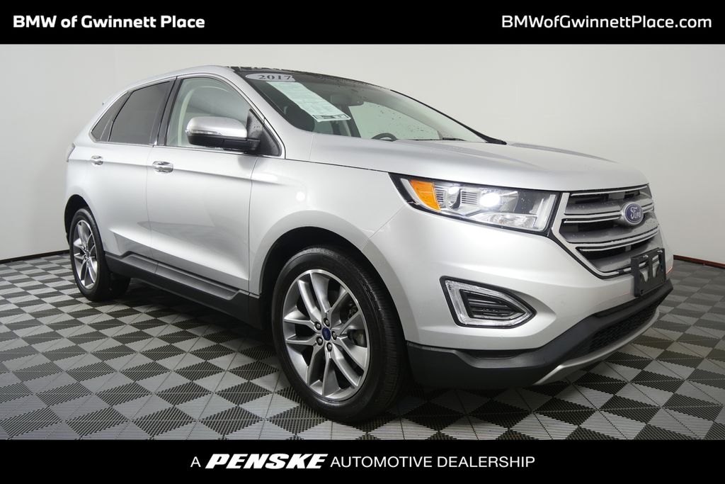 Ingot Silver 2017 Ford Edge SUV / Crossover Front-Wheel Drive 6-Speed Automatic