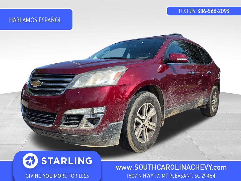 Siren Red Tintcoat 2015 Chevrolet Traverse SUV / Crossover All-Wheel Drive 6-Speed Automatic