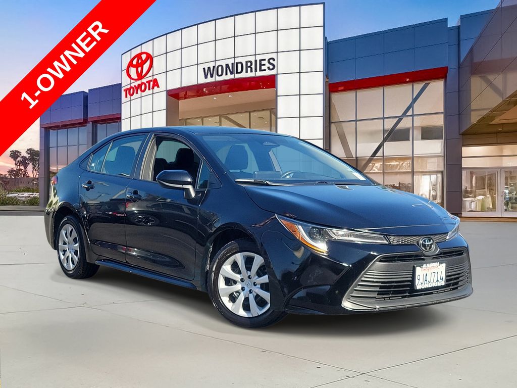 Midnight Black Metallic 2024 Toyota Corolla Sedan Front-Wheel Drive Continuously Variable Transmission