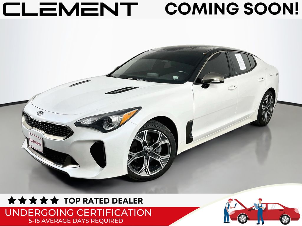 Snow White Pearl 2020 Kia Stinger Sedan Rear-Wheel Drive 8-Speed Automatic