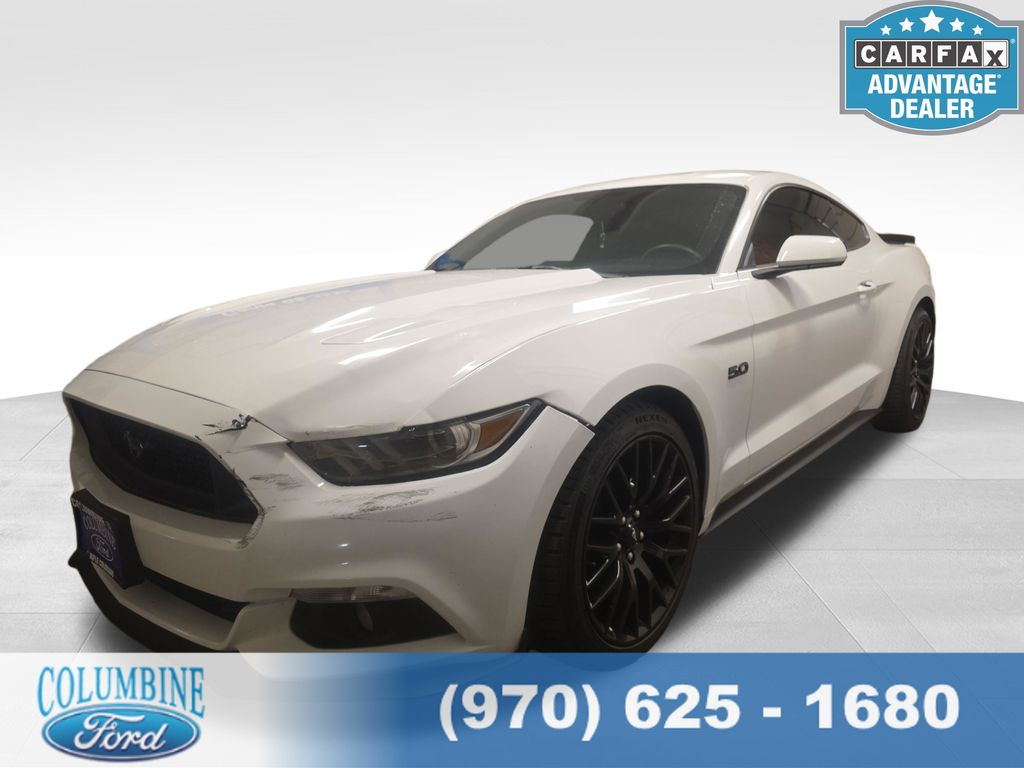 Oxford White 2017 Ford Mustang GT Coupe RWD Coupe Rear-Wheel Drive 6-Speed Manual