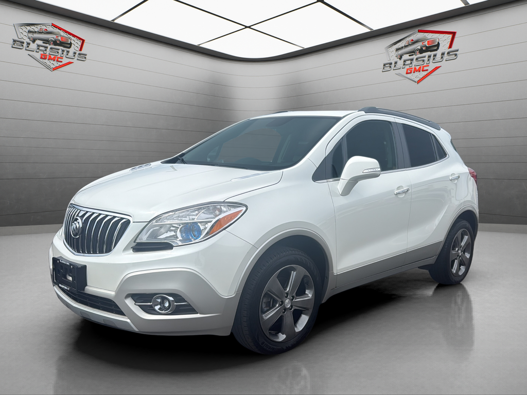 White Pearl Metallic 2014 Buick Encore Leather AWD SUV / Crossover All-Wheel Drive 6-Speed Automatic