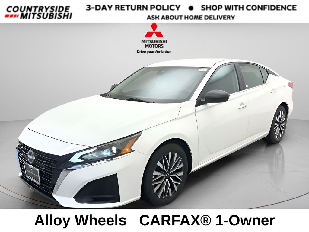 Glacier White 2025 Nissan Altima 2.5 SV FWD Sedan Front-Wheel Drive Continuously Variable Transmission