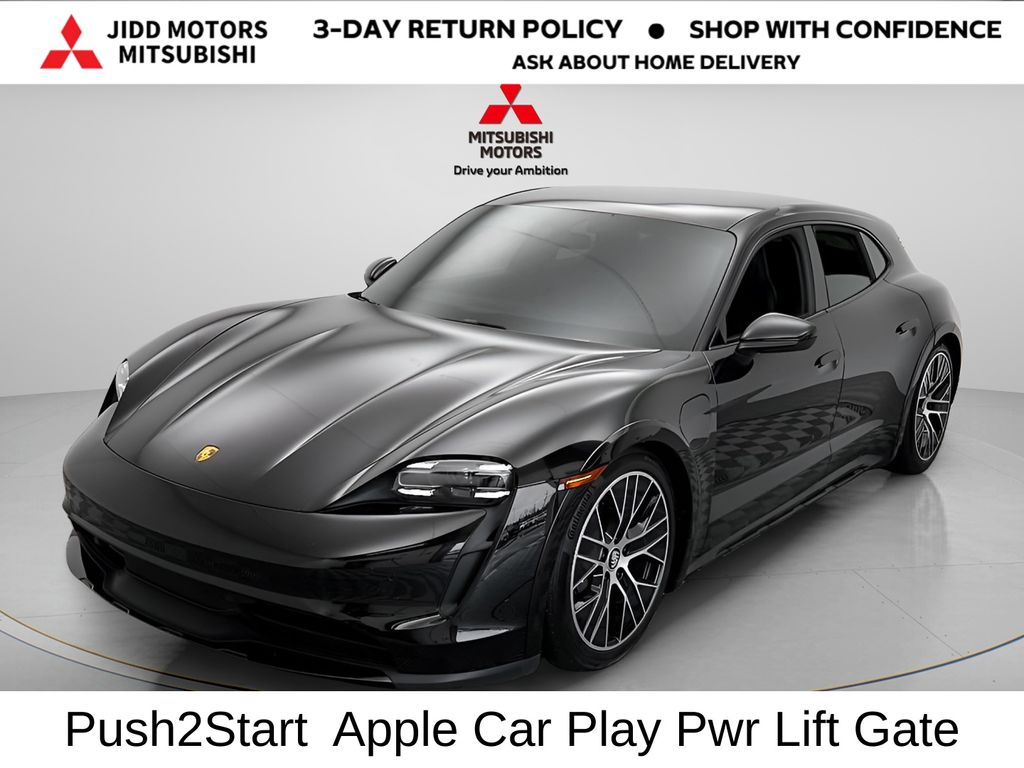 Black 2022 Porsche Taycan 4 Cross Turismo Wagon AWD Wagon All-Wheel Drive 2-Speed Automatic