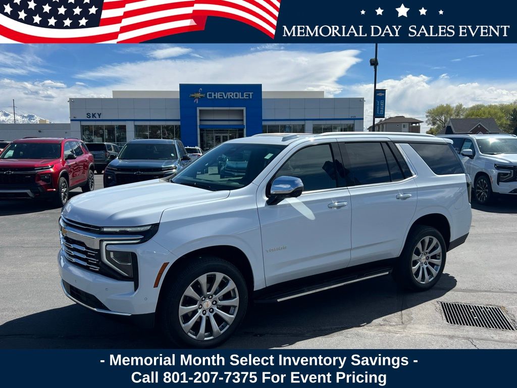 Polar White Tricoat 2026 Chevrolet Tahoe Premier 4WD SUV / Crossover Four-Wheel Drive