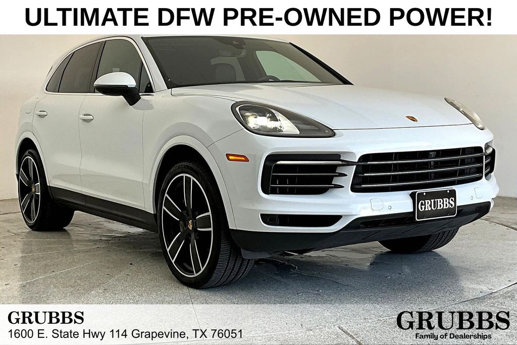 Carrara White Metallic 2023 Porsche Cayenne AWD SUV / Crossover All-Wheel Drive 8-Speed Automatic