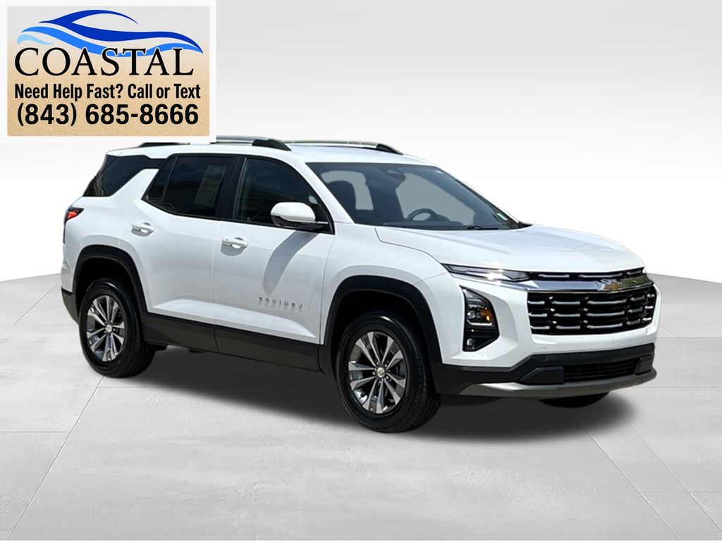 2025 Chevrolet Equinox LT White at Bob Mills Chevrolet