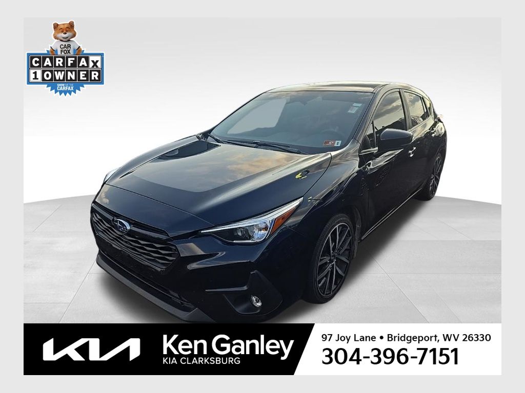 Crystal Black Silica 2025 Subaru Impreza Wagon All-Wheel Drive Continuously Variable Transmission