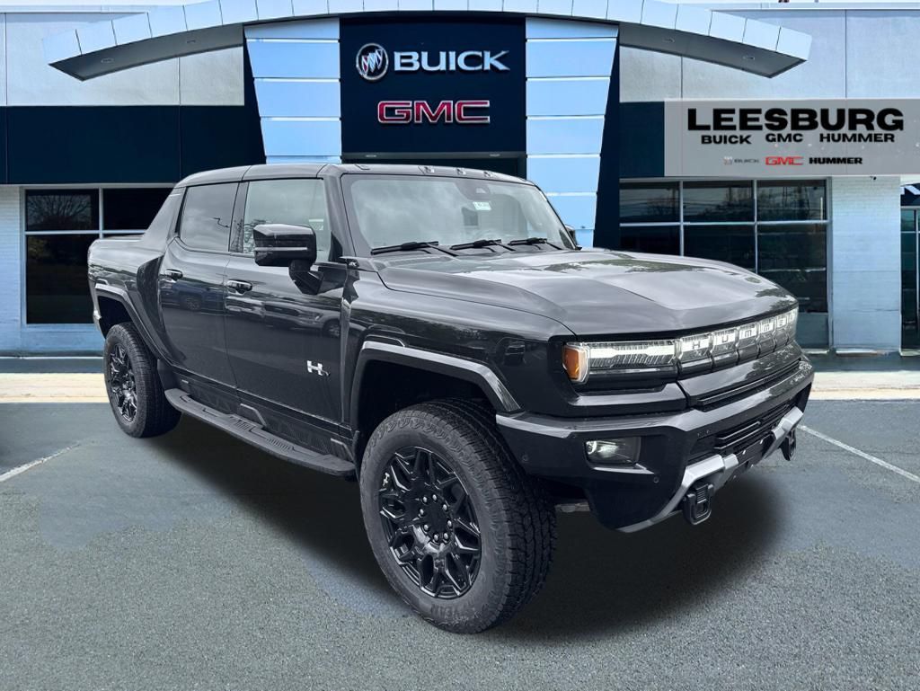 Black 2026 GMC Hummer EV Pickup 2X Crew Cab AWD Pickup Truck All-Wheel Drive 1-Speed Automatic