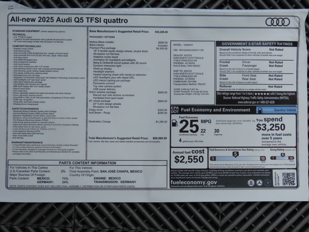 2025 Audi Q5 Premium 9