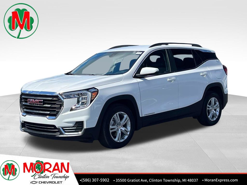 Summit White 2024 GMC Terrain SUV / Crossover Front-Wheel Drive 9-Speed Automatic