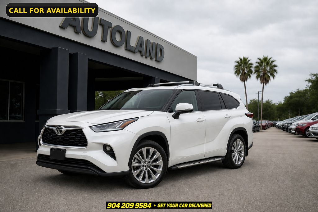 White (Blizzard Pearl) 2021 Toyota Highlander SUV / Crossover Front-Wheel Drive 8-Speed Automatic