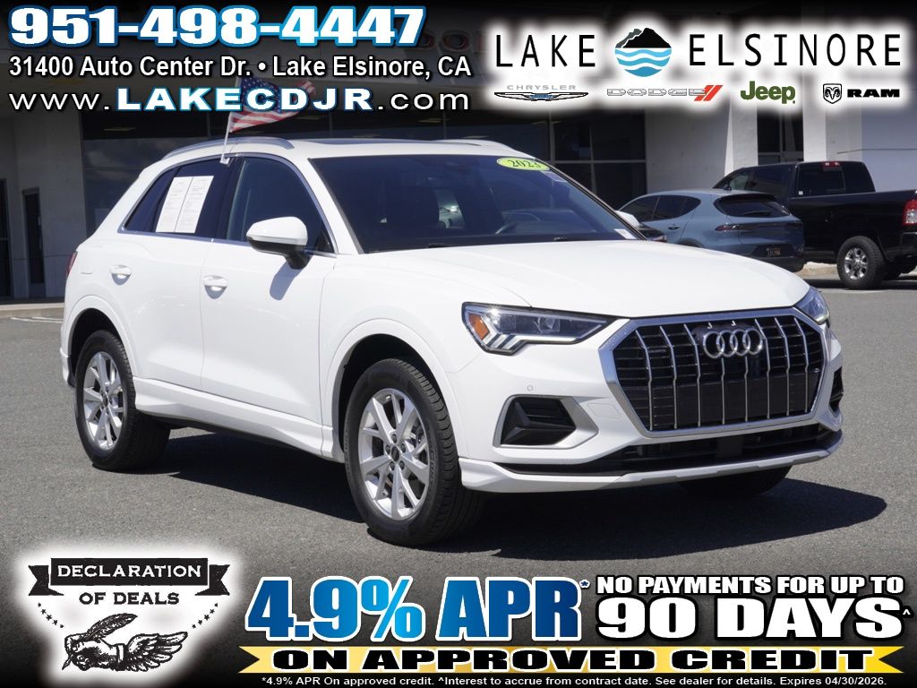 Ibis White 2023 Audi Q3 quattro Premium 40 TFSI SUV / Crossover All-Wheel Drive 8-Speed Automatic