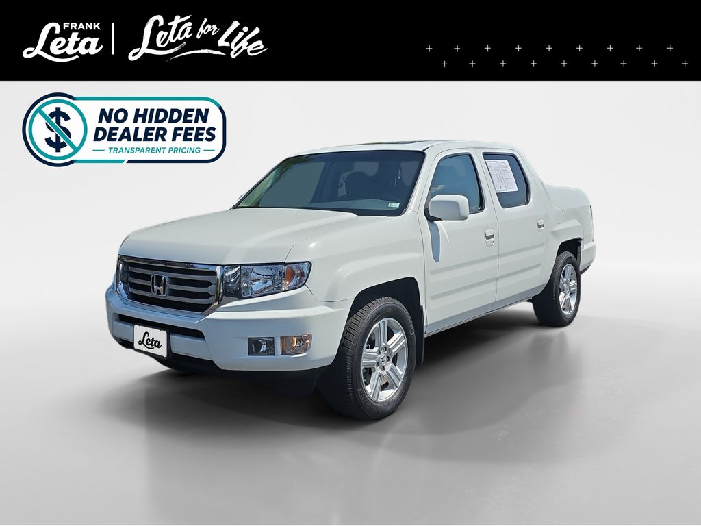 Taffeta White 2012 Honda Ridgeline Pickup Truck Four-Wheel Drive 5-Speed Automatic