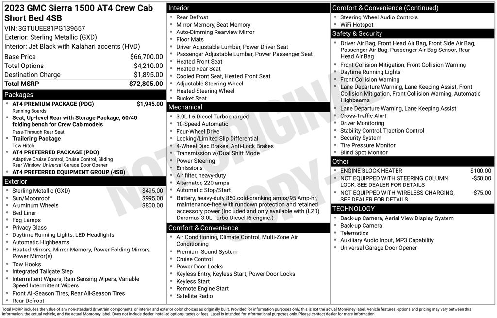 Certified Used 2023 Silver GMC AT4 image 5