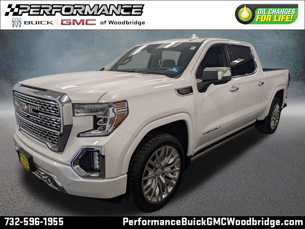 White Frost Tricoat 2020 GMC Sierra 1500 Pickup Truck Four-Wheel Drive Automatic