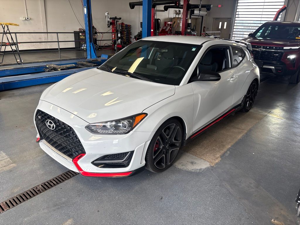 White 2020 Hyundai Veloster N Coupe Front-Wheel Drive 6-Speed Manual